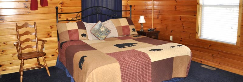 Reagans Retreat Cabin Bedroom
